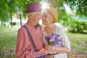 49878339 - happy elderly couple in love enjoying summer day together